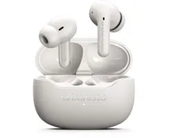 Urbanista Palermo Écouteurs sans fil ANC – 32h Temps de lecture – avec Suppression active du bruit – Bluetooth – IPX4 Résistant à l'eau – Paramètres EQ3 – Wit
