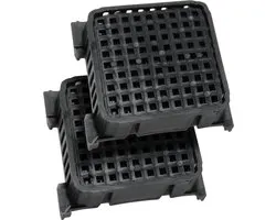 2x Dparts FreshAir koolfilter geschikt voor Liebherr koelkast - Anti-geuren filter - Actief koolstoffilter - 909698900 - 9882429 - 9882460