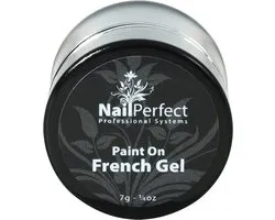 NailPerfect Paint On French Gel (white) - 7gr