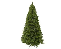 Triumph Tree Camden Kerstboom Slim - Kunstboom met Realistische Takstructuur en Volle Vorm - Kerstversiering met Insteekconstructie op Kleurcode - Extra Smalle Diameter - 185x94cm - Groen