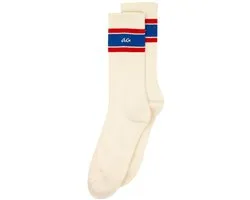 Alfredo Gonzales unisex athletic sokken vintage stripes wit