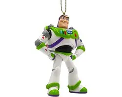 Kurt S. Adler kunststof kerstbal - disney pixar buzz lightyear 10cm multi 1 stuks