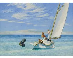 Kunstdruk Edward Hopper Ground Swell 1939 70x50cm