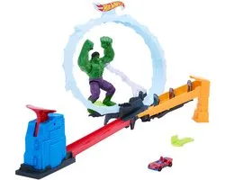 Hot Wheels Superstar Speeders Spider-Man et Hulk Smash