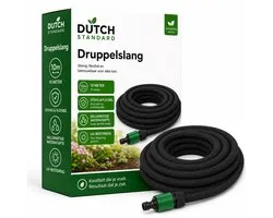Druppelslang - 10 Meter slang - 1/2" (13 mm) × 30 m – Inclusief Snelkoppelingen
