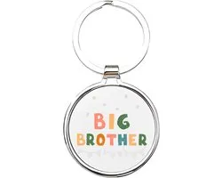 Akyol - Big brother Sleutelhanger - broer - De leukste broer - Broer sleutelhanger - broers sleutelhanger - Sleutelhanger voor je broer - Familie sleutelhanger - verjaardagscadeautje - Broer cadeau - Brother - broertje - 4 x 7,5 CM