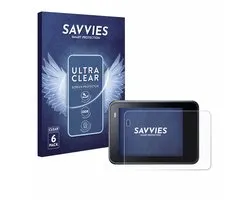 Savvies - Screenprotector voor Akaso Brave 8 - Folie Beschermfolie transparant 6 Stuks