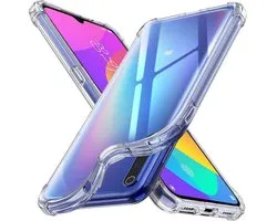 ebestStar - Coque compatible avec Xiaomi Mi 9 Lite, Etui Protection Silicone Transparent Antichoc, Coins Renforcés, Transparent
