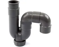 Dyka sifon PVC universeel 40mm grijs