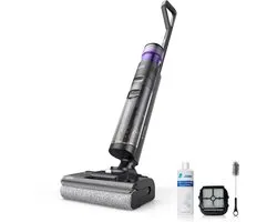 JONR ED12 Pro Max Laveur de sol sans fil -Aspirateur sec humide-Serpillère électrique-Aspirateurs-balais-Nettoyage inclinable à 165° - double racleurs anti-engorgement - 17000 Pa puissance d'aspiration