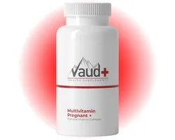 Vaud Multivitamin Pregnant Capsules - Complete Prenatal Zwangerschap Vitamine Formule - Met Actief Folaat (Quatrefolic®), IJzer, Choline & Vitamine B12 Tegen Vermoeidheid - Voor Vrouwen met Kinderwens, Zwangeren en Tijdens Borstvoeding