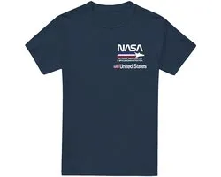 Nasa Plane Aeronautics Heren T-Shirt - Marineblauw - L