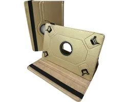 Étui universel pour tablette 10 pouces - Rotatif à 360° - Or Convient pour : Teclast/ Huawei/ Blackview/Asus/ Lenovo/ Fusion/Vankyo/Fire/ DOOGEE/Hipad/ Xiaomi/BOOX/PRITOM/ TCL/ OPPO Android Pad Tablettes/Rose
