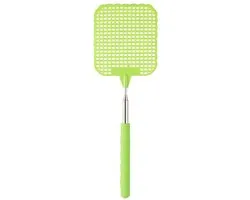 Ibergarden Vliegenmepper compact - Uitschuifbaar tot 60 cm - groen - Insecten killer