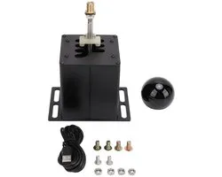 Dailygoods - 6 R PC USB Simulator Shifter - Realistische Gaming Shifter - Zwart - Schakelen als een Pro - Compatibel met G29 G27 G25 G920 T300RS GT