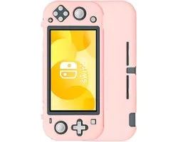 Xainy – PVC hard case hoesje roze geschikt voor Nintendo Switch lite | Switch-games accessoires | beschermhoesje / cover hoes voor de Nintendo Switch consoles & joy con | excl. screen protector