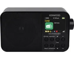 Radio Kenwood CR -M30DAB DAB+ - Batterie interne - Zwart
