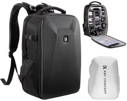 K&F Concept Hardshell Camera Rugzak 22L - Zwart