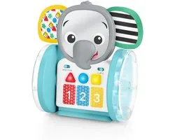 BABY EINSTEIN Jouets à roulettes Petit éléphant - Musique et lumière - Interactif et multilingue - Développement de la motricité