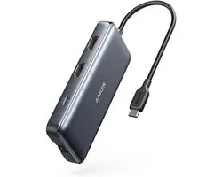 Anker 553 PowerExpand 8-in-1 USB-C Adapter / Hub Zwart