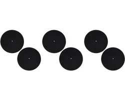 jojofuny 6 Stuks Disc-Speler Record Mat Dj Mat Record Antistatische Disc Pad Ballon Clips Vinyles Hifi Ketel Mok Protector Strass Stickers Vinyls CD 27C Veelkleurig