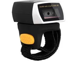 NETUM NT-R2 Bluetooth 2D QR-minibarcodescanner - draadloze ringscanner voor mobiel betalen en schermen
