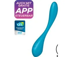 Satisyfer G-Spot Flex 5+ - Avec App Control - Vibromasseur Point G - Étanche - Siliconen - Rechargeable