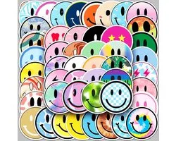 Smiley Stickers 50 Stuks | Emoticon Stickers | Grappige Sticker | Smiley Afbeeldingen | Emoji Stickers | Laptop Stickers | Decoratie | Stickers Kinderen | Stickers Volwassenen | Plakstickers | Stickers Bullet Journal | Planner Stickers
