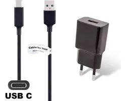 OneOne 2A oplader + 1,2m sterke USB C kabel. Universele lader adapter past op Bose QuietComfort Earbuds, Frames Tempo, Portable Smart Speaker, Sport Earbuds
