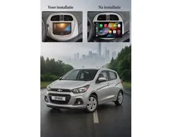 ADIVOX 9 inch T1 geschikt voor Daewoo Matiz/Chevrolet Spark 2018 Android 15 CarPlay/Auto/Wifi/DSP/NAV