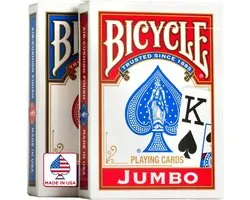 Bicycle Rider Back 2-Pack Jumbo Index - Premium Speelkaarten - Poker - Originals