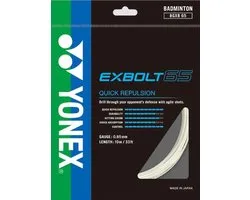 Yonex Exbolt 65 badmintonsnaren set 10m - wit - 0.65mm