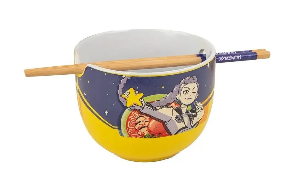 KPop Demon Hunters Ramen Bowl with Chopsticks Rumi Superstar Flavor