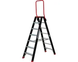 Altrex Taurus 7 marches - Escalier d'entrepôt - Double walk-on - Hauteur de travail 3,65m