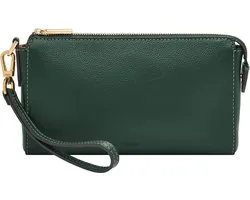 FOSSIL Polstas Utensil zak Gift Wristlet Viridian Groen