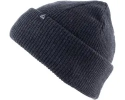Altidude HERMIT Dark Grey Unisex, klassieke geribde gebreide muts, normale pasvorm, manchetten, dubbele laag, Buitenkant: 80% scheerwol (lamswol) / 20% polyamide // Voering: 100% scheerwol (merino)
