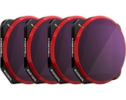 Freewell Bright Day - 4k Series (4 stuks) - ND / PL filter kit: ND8/PL, ND16/PL, ND32/PL en ND64/PL - geschikt voor DJI Mavic 3