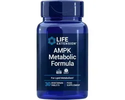 Life Extension - AMPK Metabolic Formula - 30 Tabletten - Dual Botanische Extractformule en Calcium - Voedingssupplementen