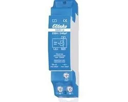 Eltako 22100430 Stroombegrenzing relais capacitief 230 V/240 microfarad. 1 NO-contact 16 A/250 V AC Blauw