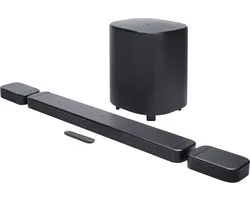 JBL Bar 800MK2 - 5.1.2 Dolby Atmos Soundbar - Draadloze Subwoofer met Diepe Bas - Afneembare Surround Speakers - 780W Home Cinema Set - HDMI eARC - WiFi, AirPlay & Chromecast - Zwart