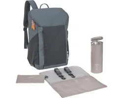 Lässig Luiertas Green Label Slender Up Backpack Rugzak Reflective anthracite