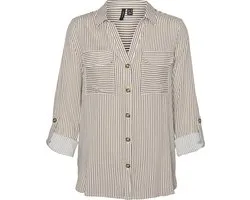 VERO MODA - VMBUMPY L/S SHIRT NEW WVN GA Dames Blouse