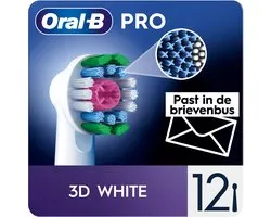 Oral-B Pro 3D White - Brossettes de rechange - Lot de 12