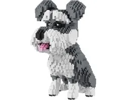 Balody Schnauzer - Nanoblocks / miniblocks - Bouwset / 3D puzzel - 2100 bouwsteentjes - Balody 16049