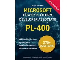 PL-400 Power Platform Developer Associate 380+ Practice Questions Microsoft Study Guide