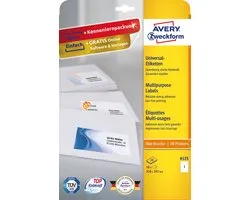 Avery Zweckform 6125 Wit