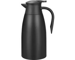 Thermos - 1,9 Litre - Thermos - Isolant - Café et thé - Chaud et froid - Zwart