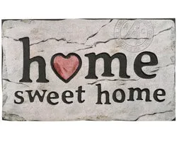 MD Entree - Deurmat - Schoonloopmat - Ecomat - Sweet Home - 46 x 76 cm