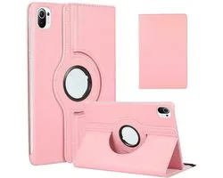 Etui Xiaomi Mi Pad 5 - Etui Mi Pad 5 Pro Rose Clair - Etui Mi Pad 5 - Etui Rotatif à 360° Simili Cuir - Etui Xiaomi Mi Pad 5 - Etui Mi Pad 5 Pro