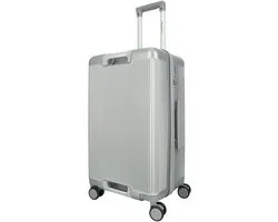 Enrico Benetti Seattle Middelgrote Koffer 66 cm - 70 liter - Zilver